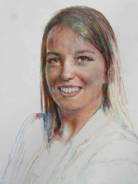 Portrait study from Life of Kim 