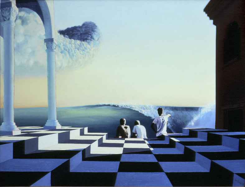 Imaginary surf scene 1974