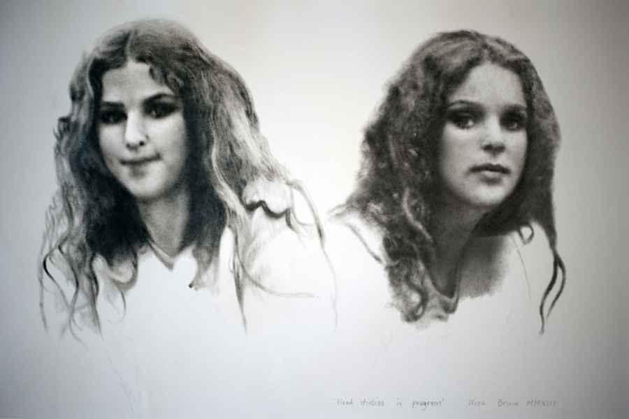 Helen Head studies in progress 2018